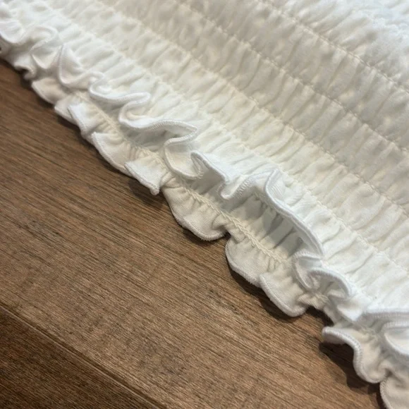 Hollister White One-Shoulder Cropped Top - Picture 4 of 4